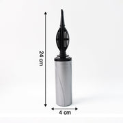 Close up of hand balloon pump mechanism for efficient inflation