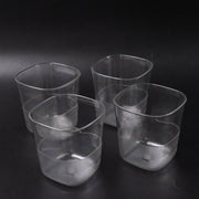 Transparent water jug designed for refrigerator storage and easy pouring