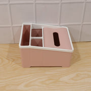 Sectioned plastic storage utility box for home and office needs