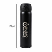 Portable stainless steel water bottle for daily hydration
