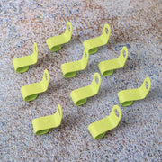 Interlocking design detail of plastic multipurpose hanger hooks