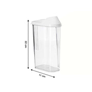 Easy-flow airtight kitchen container for cooking ingredients
