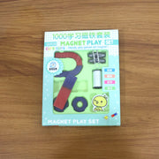 Educational magnetic toy set pieces suitable for kids learning activities