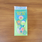 Portable and durable spirograph geometry stencil set for creative drawing