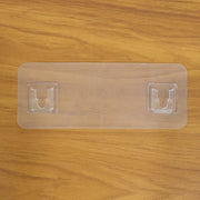 Bathroom and kitchen wall rack with adhesive
