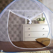 Foldable mosquito net tent crafted from polyester for easy use and protection