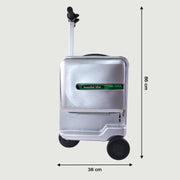 Hard shell and wheeled trolley travel bag for easy mobility