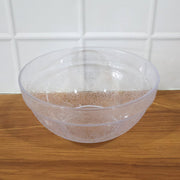 Elegant transparent idli mixing bowl suitable for kitchen prep and serving