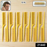 Salon use tail comb set for hair sectioning and styling
