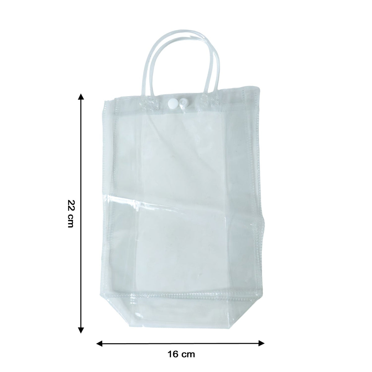 Multipurpose PVC storage bag suitable for organizing essentials on the go