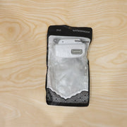 Lifestyle shot of waterproof mobile pouch during outdoor activity