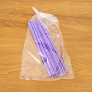 Multipurpose reusable plastic drinking straws for juice and smoothies