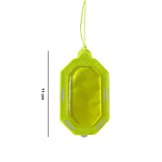 Back of citrus gel air freshener packaging with details