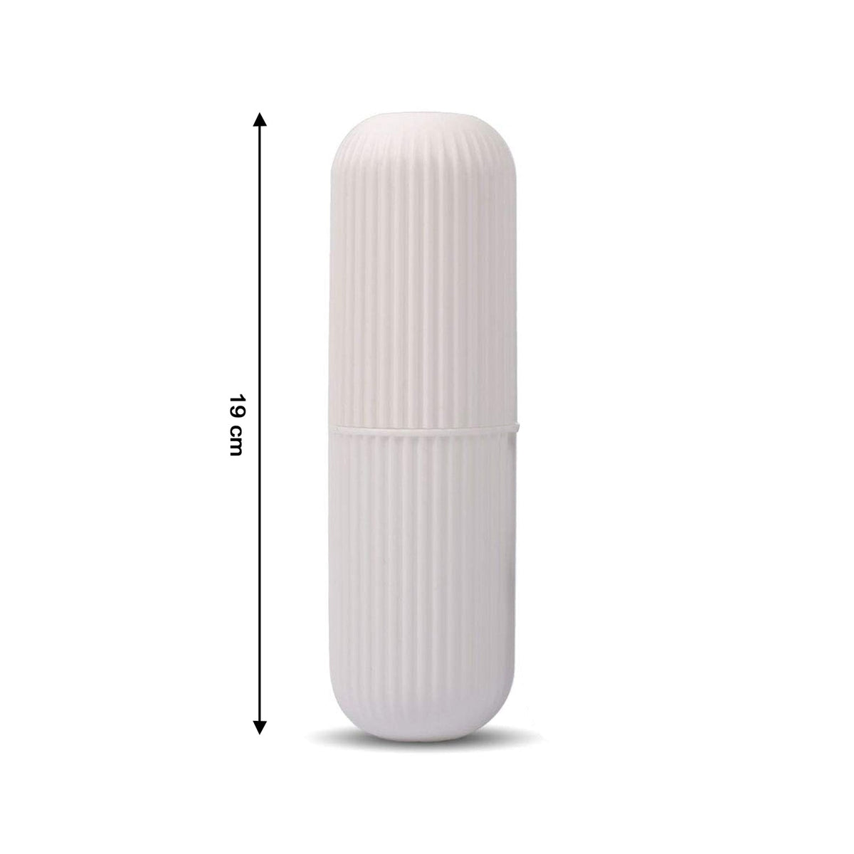Assorted colors of Organivo capsule travel storage bottles for easy identification.