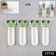 Close-up of self stick push pull helper attached to window frame for easy sliding