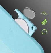 Compact and portable LCD writing tablet, ideal for travel and on-the-go creativity.