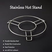 Stainless steel cooker stand offering durable and reliable pot support