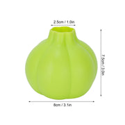 Durable and flexible silicone garlic peeler, built for long-lasting kitchen use.