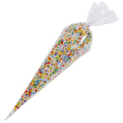 Transparent disposable piping bag suitable for cake and cupcake icing