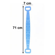 Silicone bath belt highlighting key features