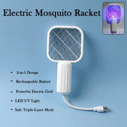 FlyTamer rechargeable electric mosquito swatter racket main view