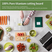 Scratch-resistant and rust-proof stainless steel cutting board surface