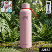Travel water bottle with carry strap from Pexpo Bravo for on-the-go hydration