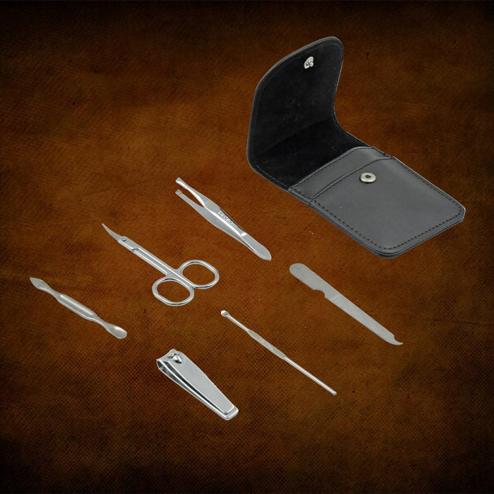 Nail Care Kit – 6-in-1 Stainless Steel Manicure Set | Velvet Wheels