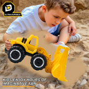 Top view of Funwoods bulldozer toy