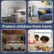 Velvet Wheels baby safety socket covers in a convenient pack.