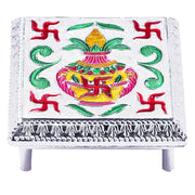 Side view of the versatile Aluminium Foil Bajot, perfect as a decorative patla.