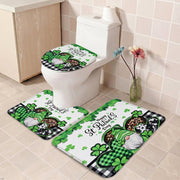 Bathroom mat set placed in bathroom lifestyle scene
