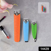 Nail clipper set showing big and small sizes for fingernails and toenails