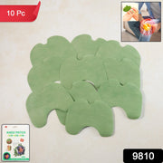 Package of 10 herbal knee relief adhesive pain support patches
