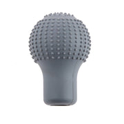 Detailed view of the anti-scratch silicone gear shift knob cover texture.