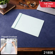 Self seal closure card envelope for secure document mailing