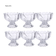 Full view of the six-piece dessert bowl set, showcasing all individual serving bowls.