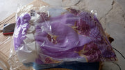 Detailed view of the breathable net fabric used for the durable TV dust cover.