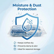 Display of vacuum storage bags' specifications and features