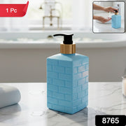 Refillable plastic soap dispenser pump bottle for home use