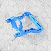 Hydro Hold plastic water bottle lifter handle in use on water container