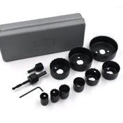The BoltForce 12-piece hole saw kit, perfect for a range of woodworking projects.
