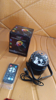 Versatile Disco Ball Light powered by USB, perfect for various indoor events.