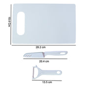 Kitchen knife and peeler combo set for versatile cooking tasks