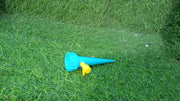 Detailed view of the plant watering spike components.
