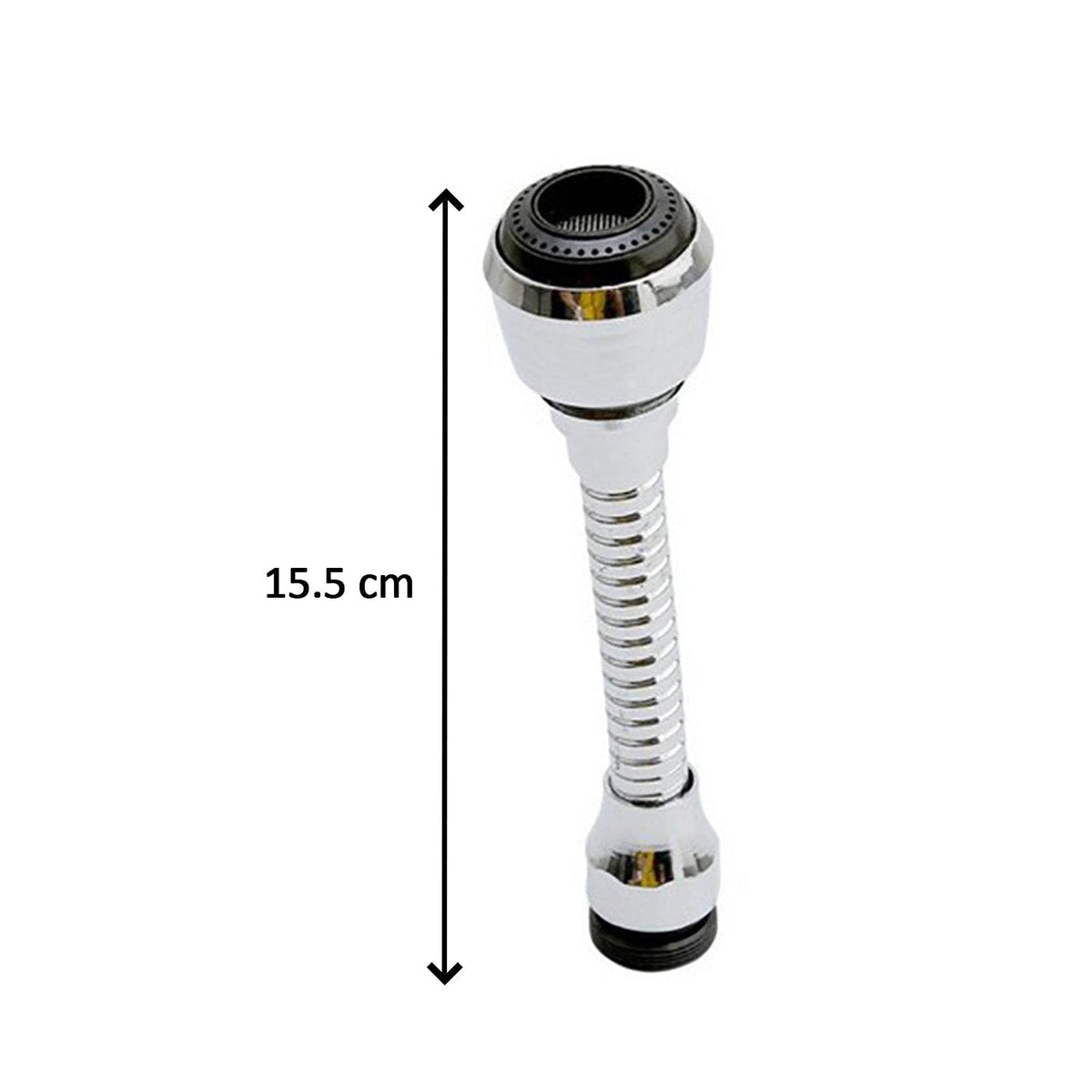 Adjustable sprinkler and sprayer head highlighting flexible design for home use.