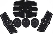 Close-up of the ultra-thin wireless abs stimulator belt for discreet wear.