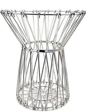 Versatile foldable fruit basket holding fresh apples and oranges, ready for display.