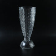 Close-up of transparent unbreakable plastic glass