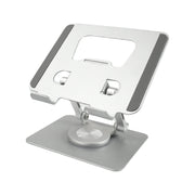 Laptop placed securely on the Phonixio adjustable stand, improving desk ergonomics.